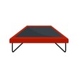 Fashion trampoline icon. Flat illustration of fashion trampoline vector icon for web design