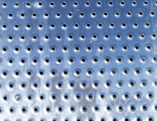 holes on iron macro