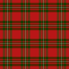 Wall Mural - MacGregor Tartan. Scottish cage background