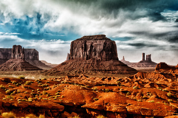 Wall Mural - monument valley. navajo tribal park, usa.