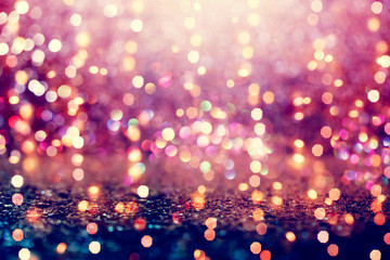 Wall Mural - beautiful abstract shiny light and glitter background