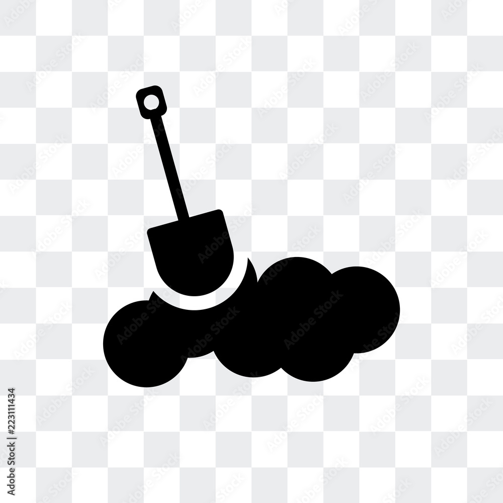 soil icon isolated on transparent background. Modern and editable soil ...