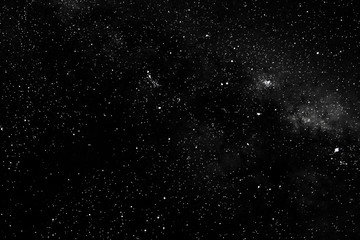 Wall Mural - stars and galaxy outer space sky night universe black starry background of starfield