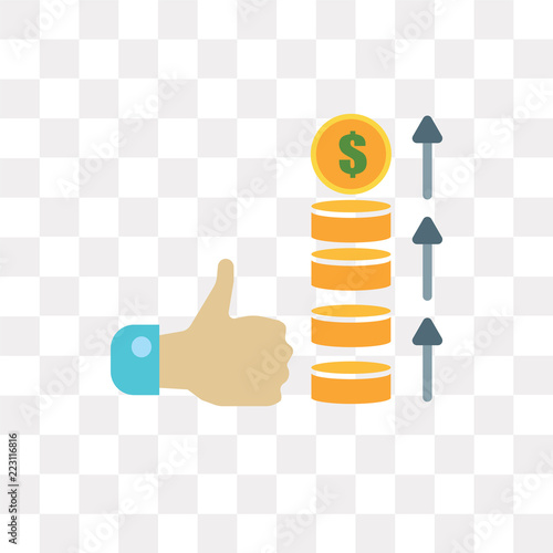 Fotografia appreciation icon on transparent background