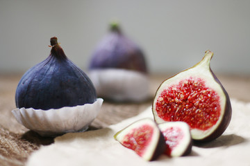 Wall Mural - healthy breakfast figs