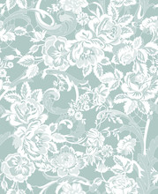 Floral Lace Seamless Pattern
