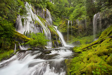 Panther Creek Falls In Washington State