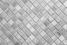 Beige And Grey Mosaic Tiles. Mosaic Background.