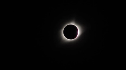 Wall Mural - total solar eclipse of july 27, 2018. shot it missouri, usa.