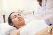 © sutlafk - Relaxed Young asian Woman Receiving Acupuncture Treatment In Beauty Spa