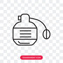 Sticker - Parfume vector icon isolated on transparent background, Parfume logo design