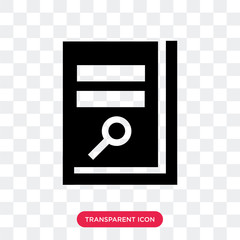 Sticker - Research with books vector icon isolated on transparent background, Research with books logo design