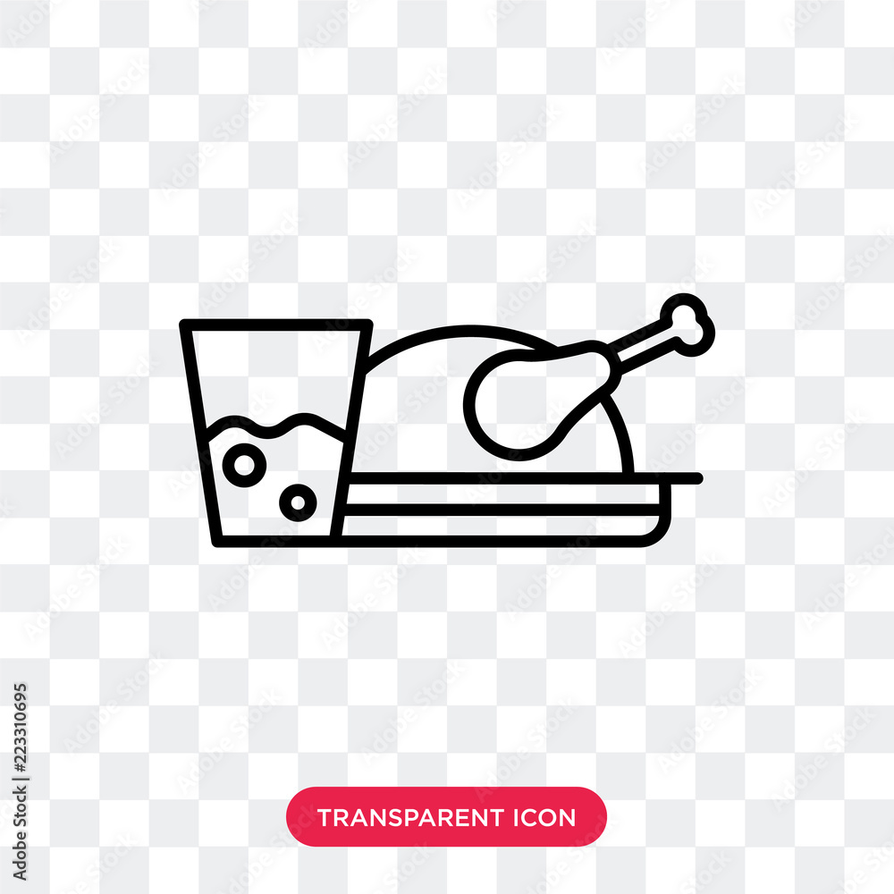 Ramadan Iftar vector icon isolated on transparent background, Ramadan ...
