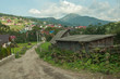 Village in the Carpathian mountains