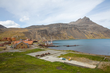 old fisher village n Antarctica