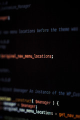 Wall Mural - html php java source code