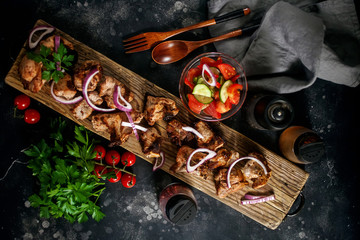 Shish kebab or shashlik