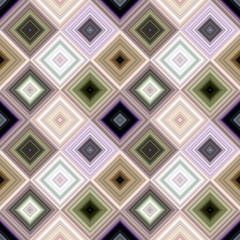 Wall Mural - colorful seamless abstract diagonal square mosaic tile pattern background - vector floor illustratio