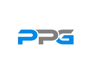 Initial Letter PPG Linked Design Logo