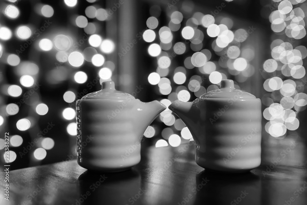 Objects in the cafe on the table Stock Photo | Adobe Stock