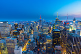 Fototapeta  - Manhattan - View from Top of the Rock - Rockefeller Center - New York