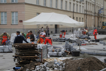 Wall Mural - Constuction site