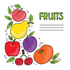 Wall Mural - fruits