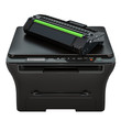 © alexlmx - Multifunction printer with toner cartridge, 3D rendering