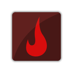 Wall Mural - icon call fire department. vector illustration on white background.
