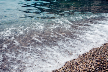 Image of sea wave,close up view