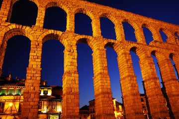 Wall Mural - The Aqueduct of Segovia, Spain, Europe