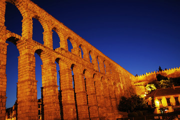 Wall Mural - The Aqueduct of Segovia, Spain, Europe