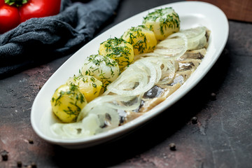 Herring with potatoes