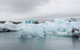 Fototapeta Morze - Jökulsárlón Gletscherlagune am Fuß des Vatnajökull, Island