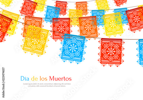Fotografia Mexico Flags Realistic Background