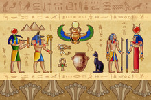 Egypt Horizontal Illustration