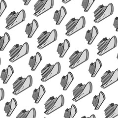 Sticker - cruices ships pattern background