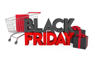 Wall Mural - Black Friday Concept Isolated