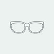 © TalibovSignature - eyeglasses icon, vector illustration. flat icon