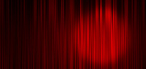 Wall Mural - Red stage curtain background