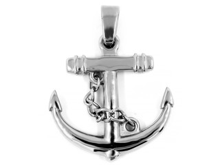 Wall Mural - Jewelry pendant anchor. Stainless steel