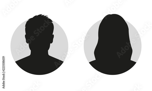 Male And Female Face Silhouette Or Icon Man And Woman Avatar Profile Unknown Or Anonymous Person Vector Illustration Stock Vektorgrafik Adobe Stock Male And Female Face Silhouette Or Icon Man And Woman Avatar Profile Unknown Or Anonymous Person Vector Illustration Stock Vektorgrafik Adobe Stock