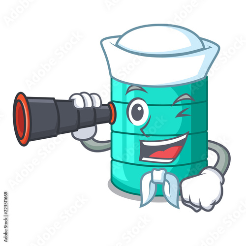 Sailor With Binocular Cartoon Water Tank On The Tower Buy This Stock Vector And Explore Similar Vectors At Adobe Stock Adobe Stock
