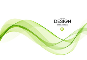 Wall Mural - abstract colorful vector background, color wave for design brochure, website, flyer.