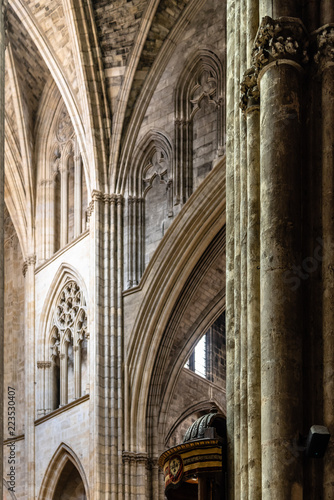 Fotografía Interior view of St Andrew Cathedral in Bordeaux