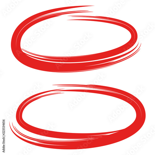 red circle marker set Buy this stock vector and explore similar