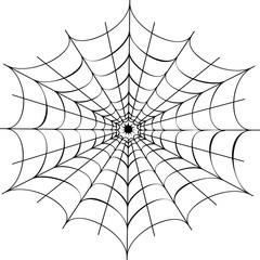 Decorative spider web