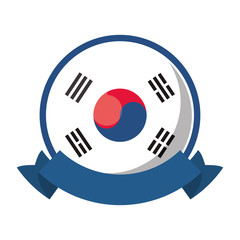 Wall Mural - Korea flag symbol