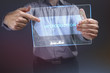 © photon_photo - The concept of business, technology, the Internet and the network. A young entrepreneur working on a virtual screen of the future and sees the inscription: introduction