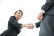© ASDF - Negotiating business,Image business woman handshake